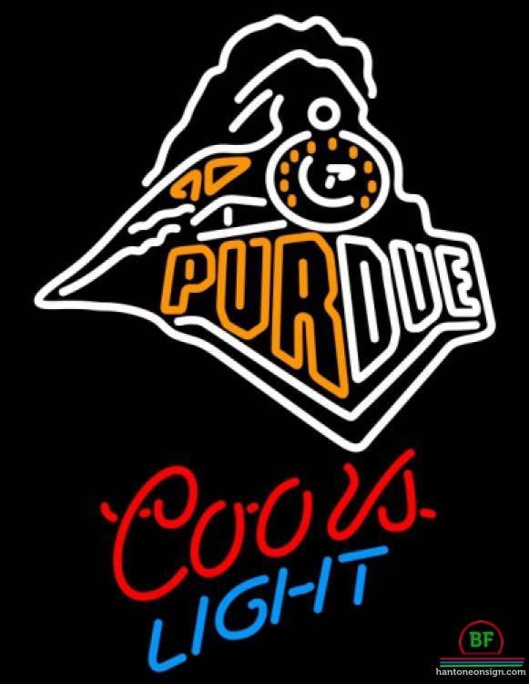 Custom Coors Light Purdue University Neon Sign NCAA Teams Neon Light