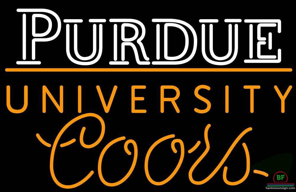 Custom Coors Light Purdue University Neon Sign NCAA Teams Neon Light