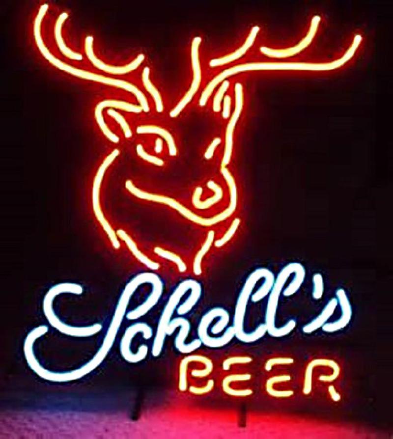 Custom Schell'S Beer Deer Neon Sign