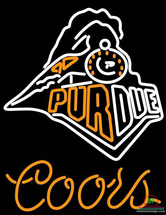Custom Coors Light Purdue University Neon Sign NCAA Teams Neon Light