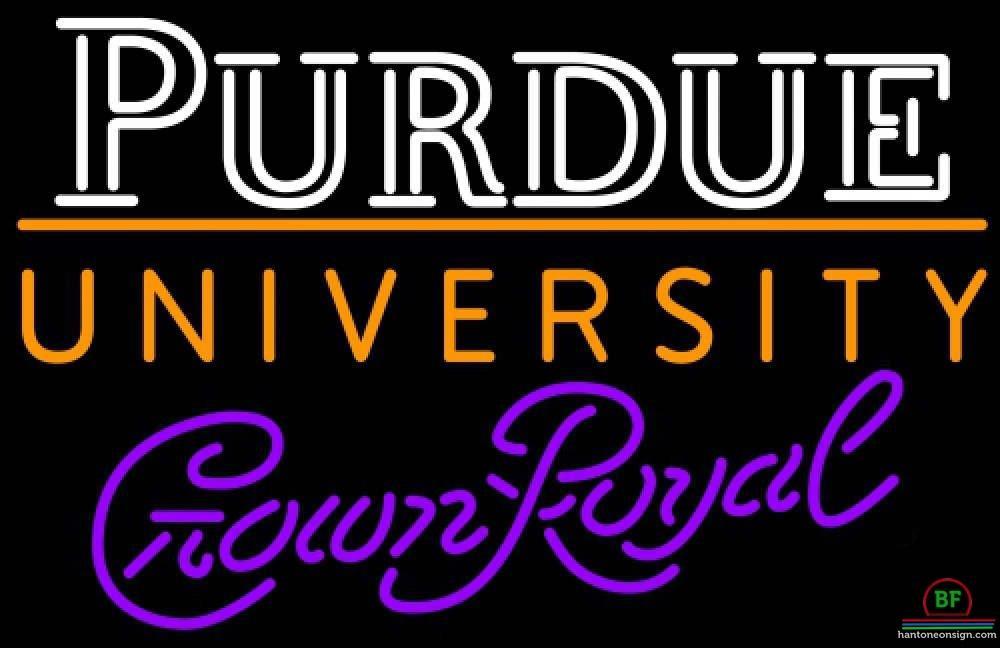Custom Crown Royal Purdue University Neon Sign NCAA Teams Neon Light