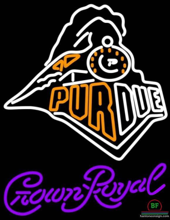 Custom Crown Royal Purdue University Neon Sign NCAA Teams Neon Light
