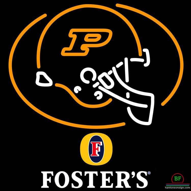 Custom Fosters Purdue University Helmet Neon Sign NCAA Teams Neon Light