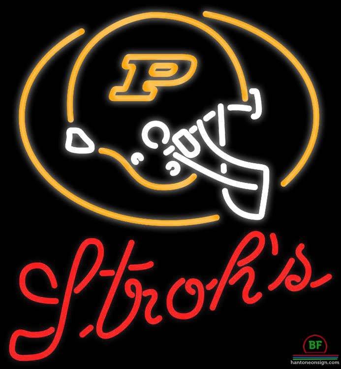Custom Strohs Purdue University Helmet Neon Sign NCAA Teams Neon Light
