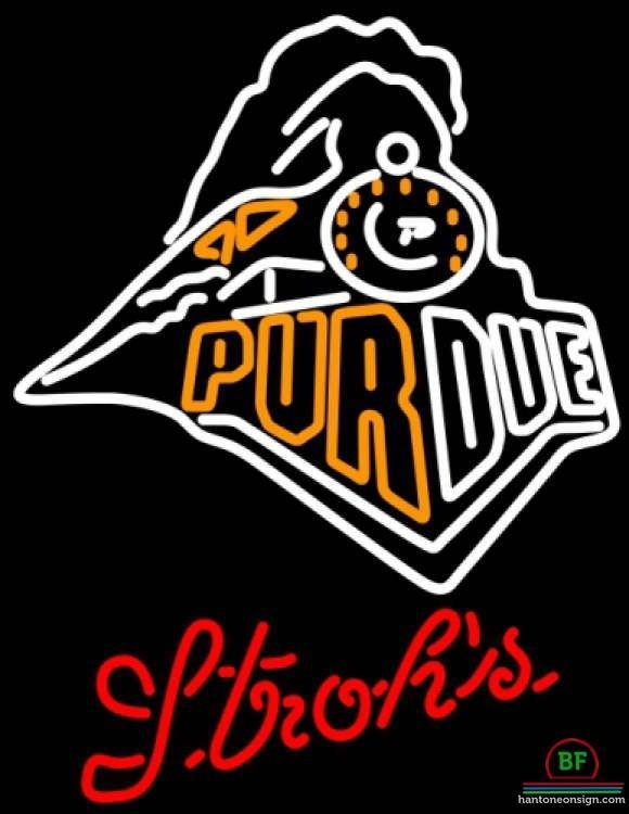 Custom Strohs Purdue University Neon Sign NCAA Teams Neon Light