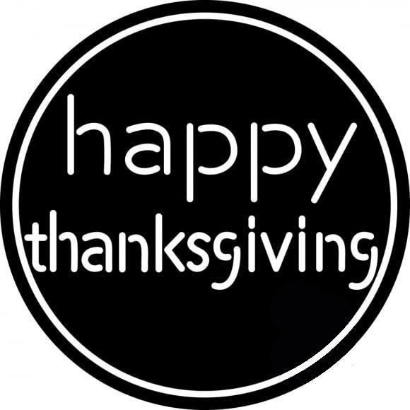 Custom Happy Thanksgiving Neon Sign Real Neon Light