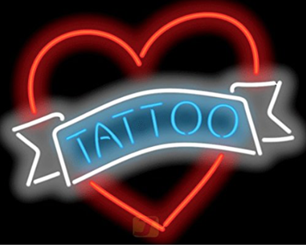 Custom Tattoo Heart Neon Sign