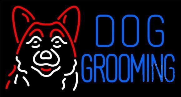 Custom Dog Grooming Neon Sign Real Neon Light