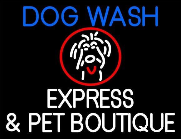 Custom Dog Wash Neon Sign Real Neon Light