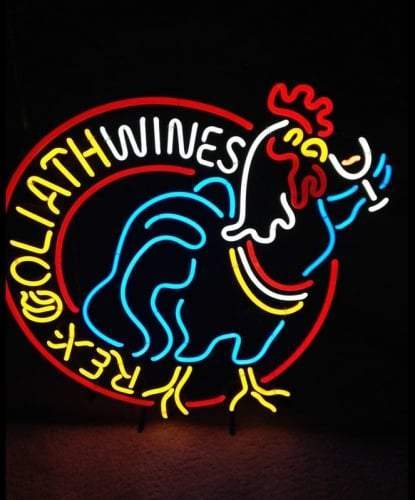 Custom Rex Goliath Wines Neon Sign Real Neon Light
