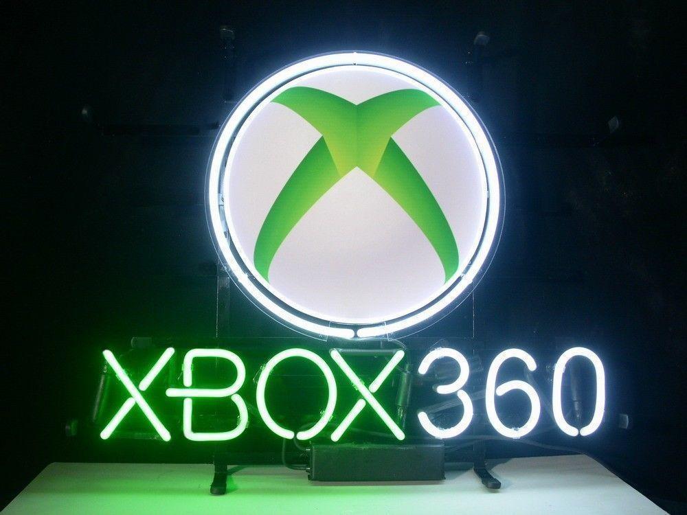 Custom Xbox 360 Game Room Neon Sign