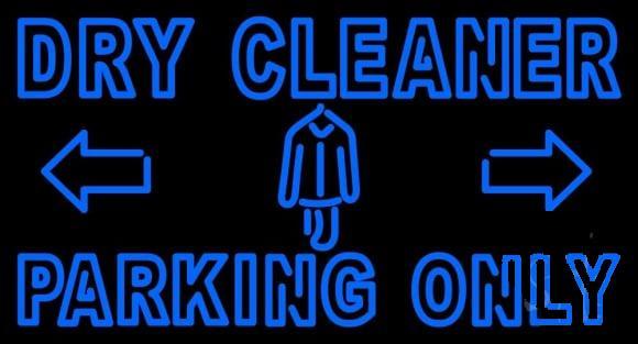 Custom Dry Cleaner Parking Only Neon Sign Real Neon Light
