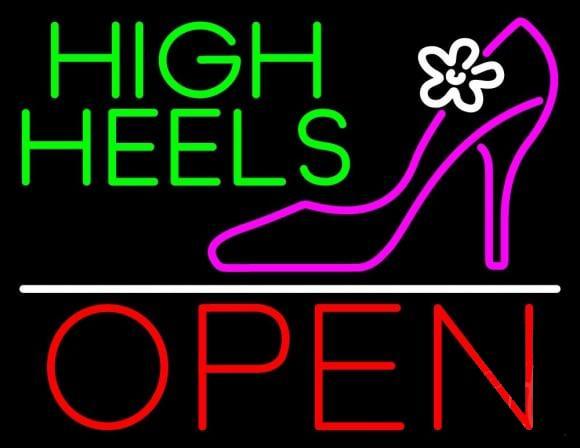 Custom High Heels Open Neon Sign Real Neon Light
