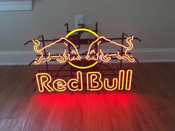 Custom Red Bull Neon Sign Real Neon Light