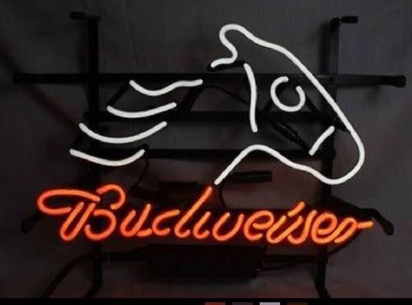 Custom Budweiser Mule Neon Sign Real Neon Light