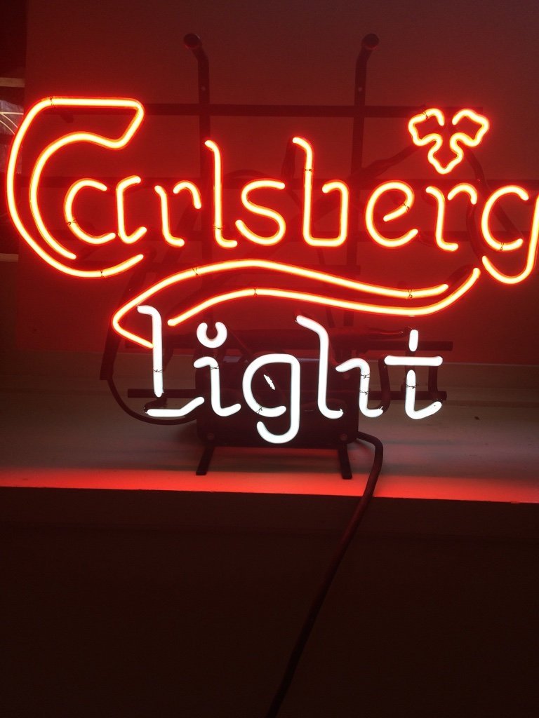 Custom Carlsberg Light Neon Sign Real Neon Light