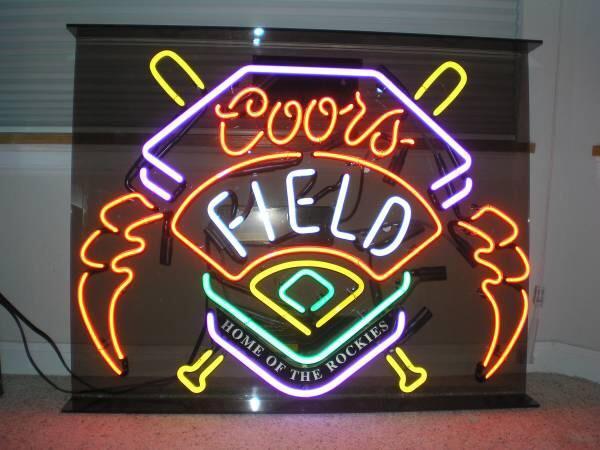 Custom Coors Light Field Neon Sign Real Neon Light