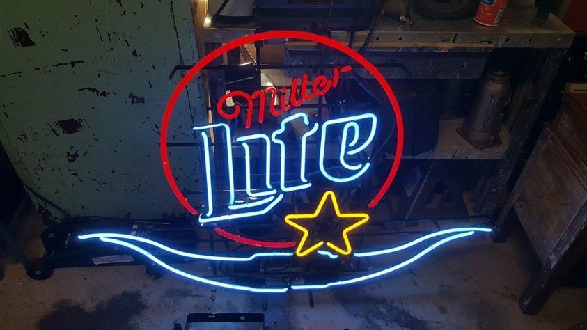 Custom Miller Lite Waves Neon Sign Real Neon Light