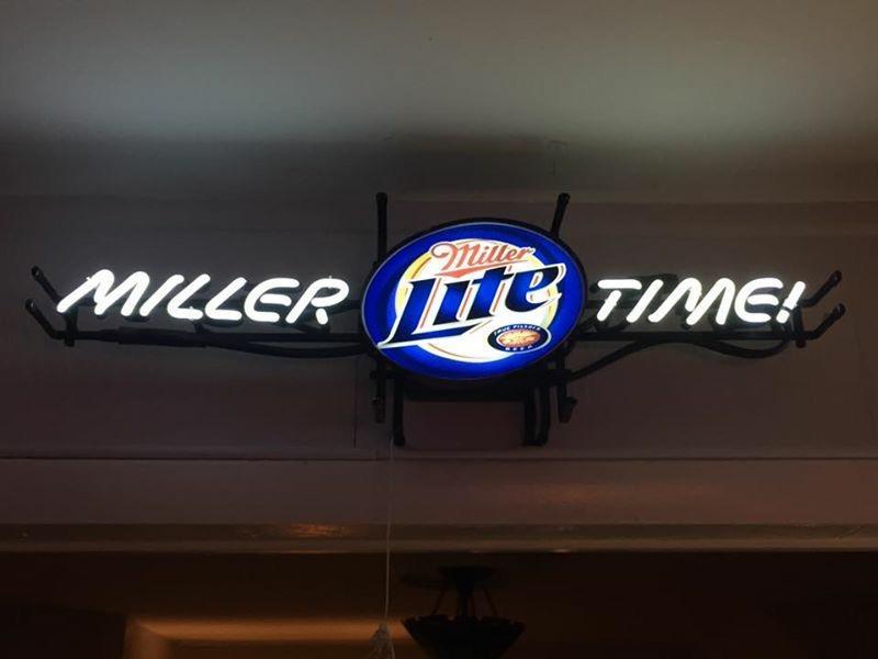 Custom Miller Lite Miller Time Neon Sign Real Neon Light