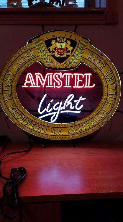 Custom Amstel Light Neon Sign Real Neon Light