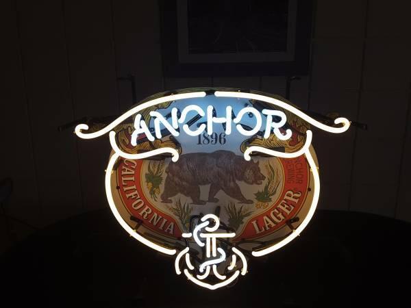 Custom Anchor California Lager Beer Neon Sign Real Neon Light