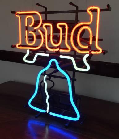 Custom Bud Bell Neon Sign Real Neon Light