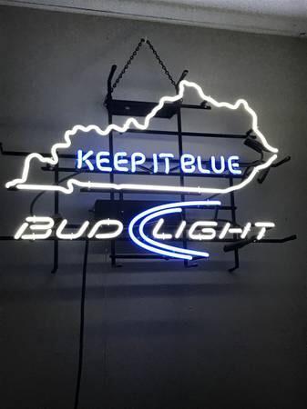 Custom Bud Light Keep It Blue Neon Sign Real Neon Light