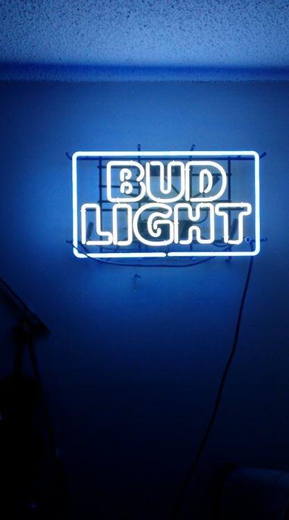 Custom Bud Light Neon Sign Real Neon Light