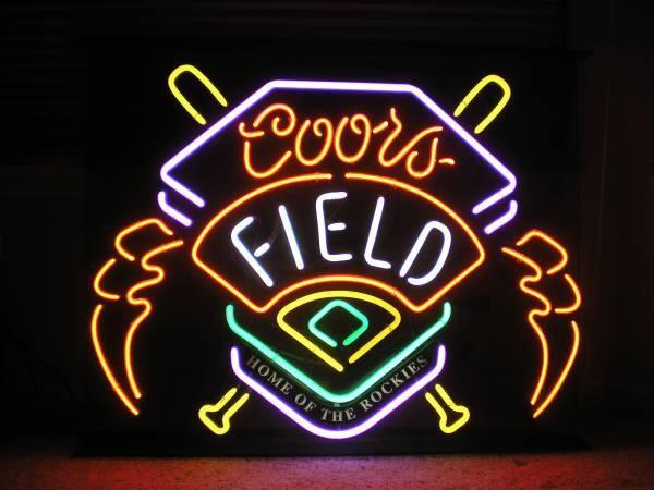 Custom Coors Field Neon Sign Real Neon Light