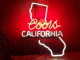 Custom Coors Light For California Neon Sign Real Neon Light