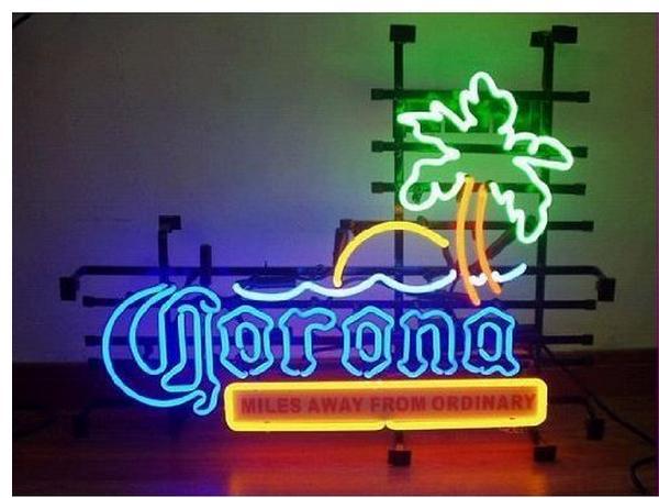 Custom Corona Miles Away From Ordinary Neon Sign Real Neon Light