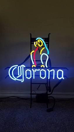 Custom Corona Parrot Neon Sign Real Neon Light