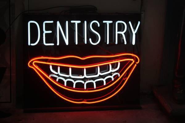 Custom Dentistry Neon Sign Real Neon Light