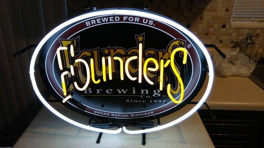 Custom Founders Beer Neon Sign Real Neon Light