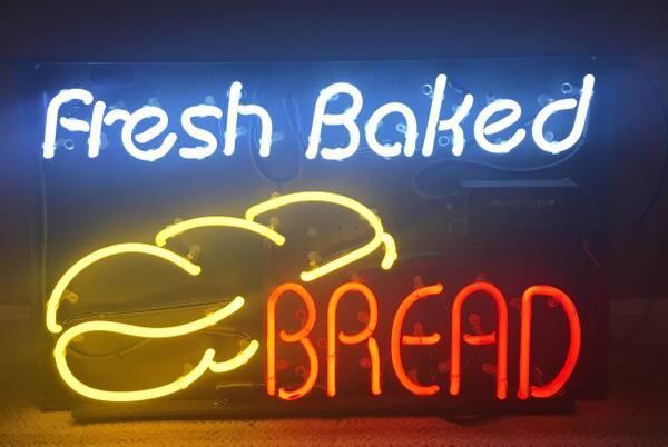 Custom Fresh Baked Bread Neon Sign Real Neon Light