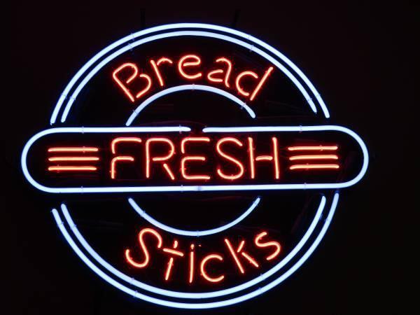 Custom Fresh Bread Sticks Neon Sign Real Neon Light