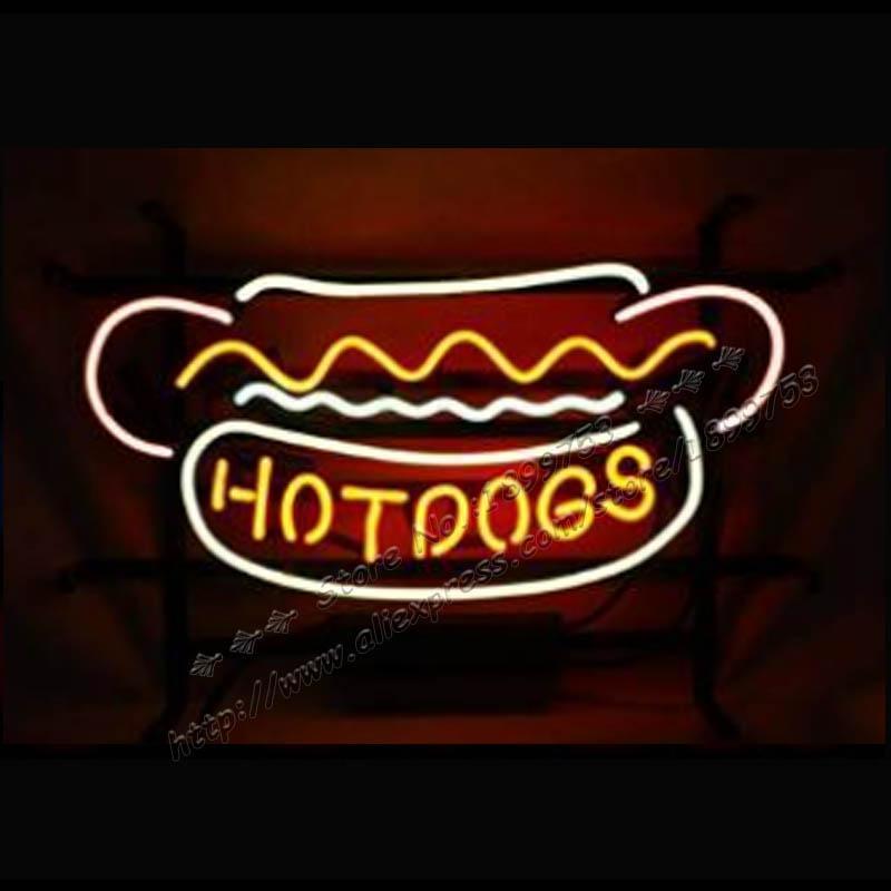 Custom Hot Dog Neon Sign Real Neon Light