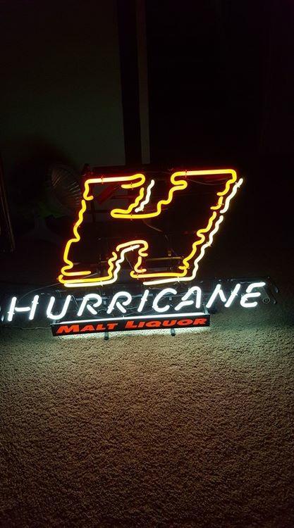 Custom Hurricane Malt Liquor Neon Sign Real Neon Light