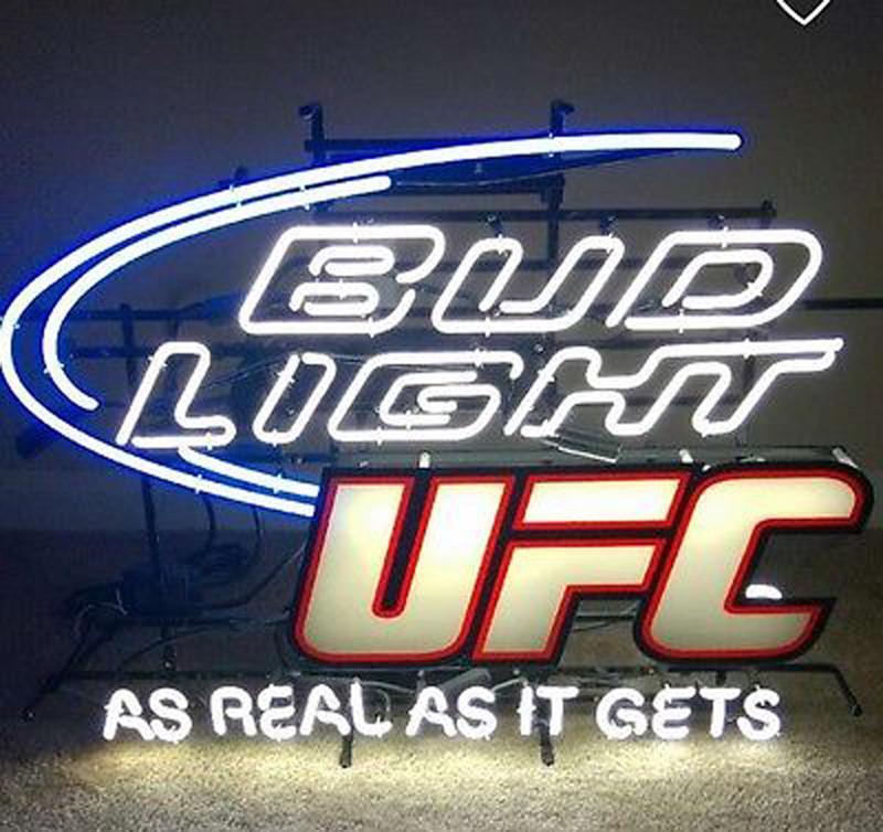 Custom Bud Light UFC Beer Neon Sign