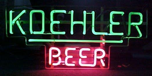 Custom Koehler Beer Neon Sign Real Neon Light