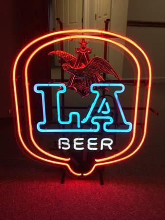 Custom LA Beer Neon Sign Real Neon Light