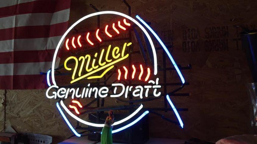 Custom Miller Genuine Draft MGD Neon Sign Real Neon Light