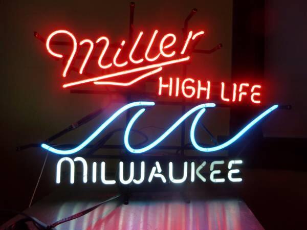 Custom Miller High Life Milwaukee Neon Sign Real Neon Light