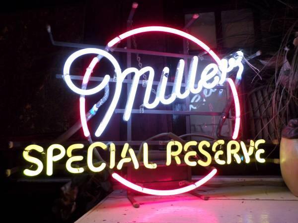 Custom Miller Special Reserve Neon Sign Real Neon Light