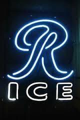 Custom Rainier Ice Beer Neon Sign Real Neon Light