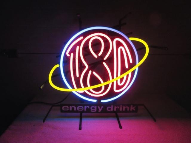 Custom Red Bull 180 Energy Drink Neon Sign Real Neon Light