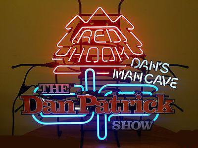 Custom Red Hook Neon Dan's Mancave The Dan Patrick Show Neon Sign Real Neon Light