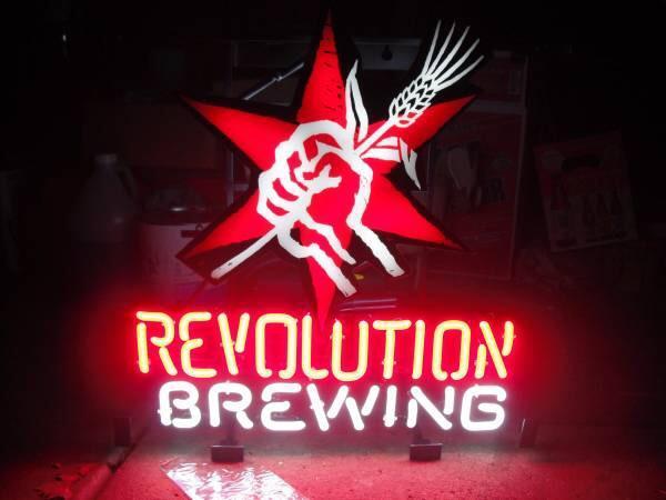 Custom Revolution Brewery Neon Sign Real Neon Light