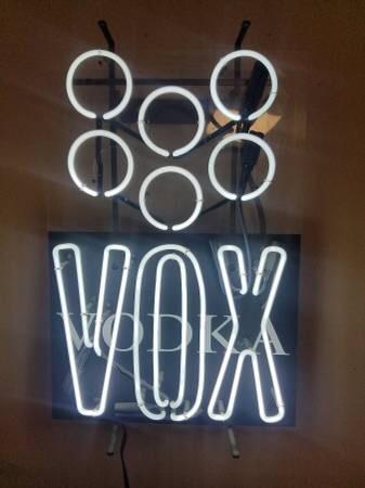 Custom Vodka Vox Neon Sign Real Neon Light