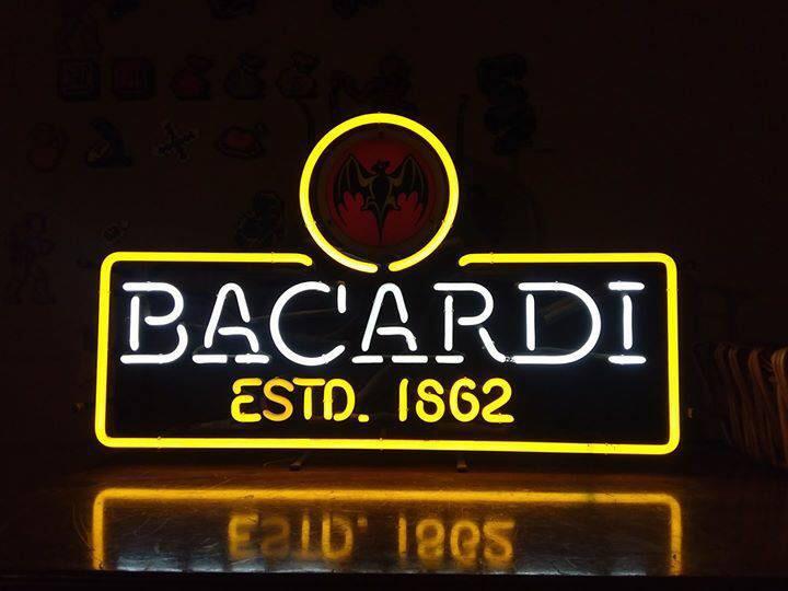 Custom Bacardi Estd 1862 Neon Sign Tube Neon Light